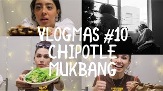vlogmas #10   eat chipotle and be grannies with us :)