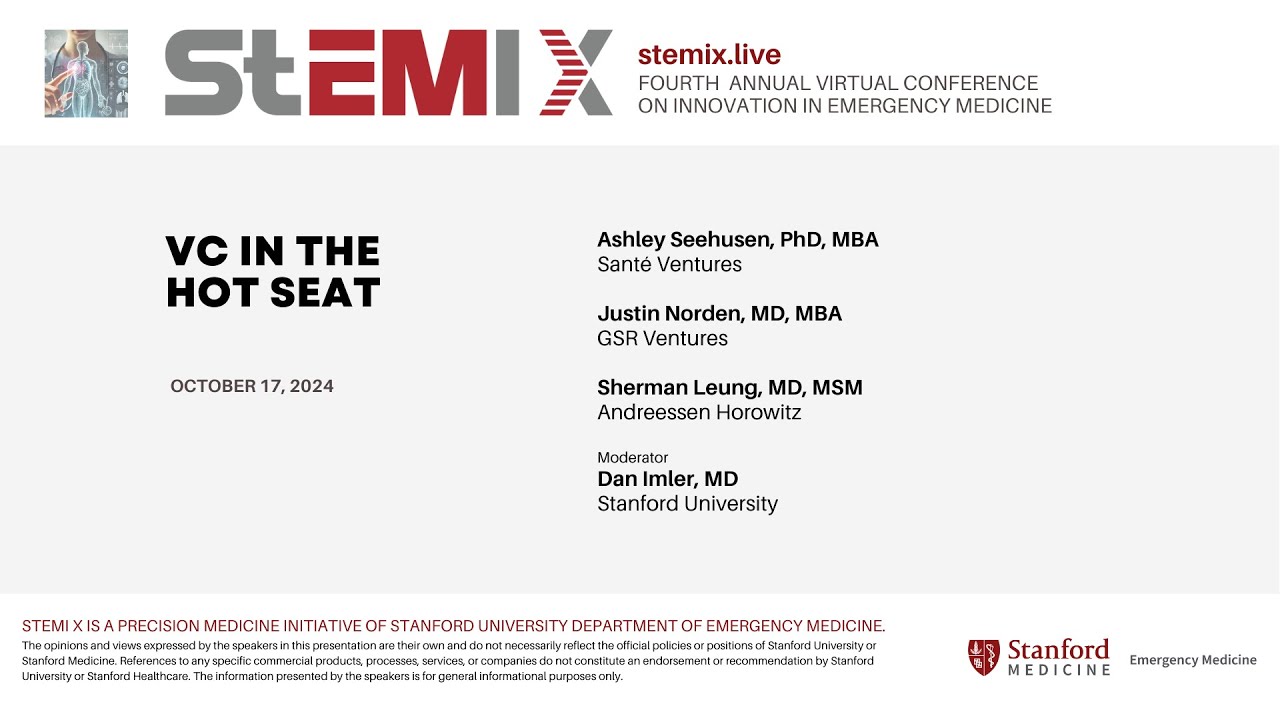 StEMI X 2024 - Session 3: VC in the Hot Seat