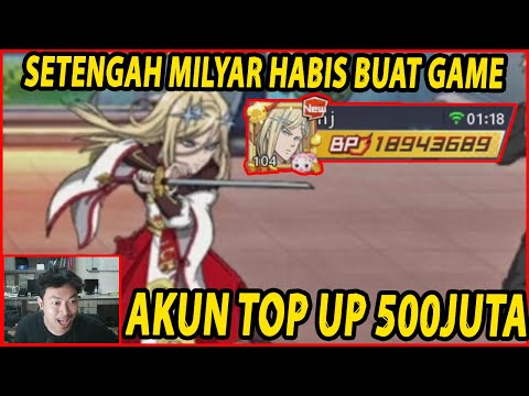 🔥🔥TOP UP ACCOUNT 500 MILLION WANTS TO RETIRE (SPEND HALF A BILLION ON GAMES) - ONE PUNCH MAN: The...