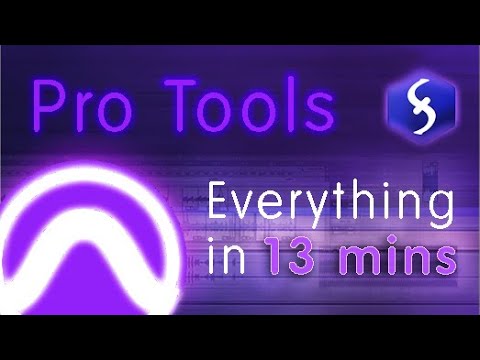 Pro Tools - Tutorial for Beginners in 13 MINUTES!  [ COMPLETE ]