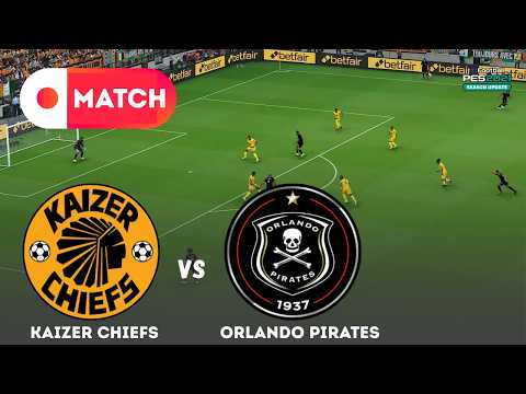 KAIZER CHIEFS vs ORLANDO PIRATES | Premiership 2025 Match Simulation | eFootball PES 21 Gameplay