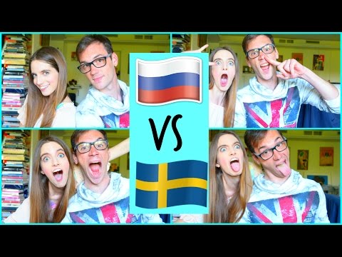 LANGUAGE CHALLENGE RUSSIAN VS SWEDISH | ASYA ROTELLA