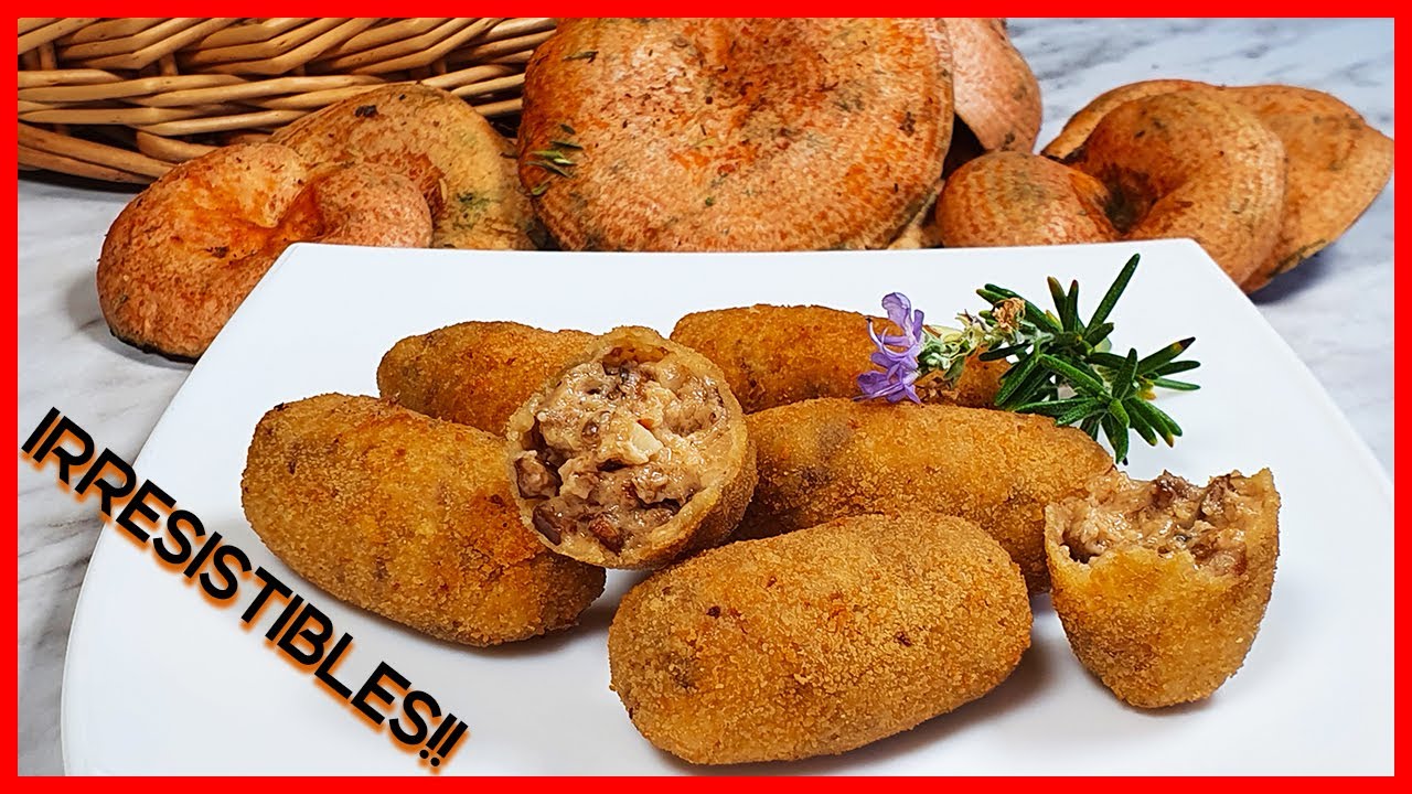 Croquetas de Setas🍄[ Níscalos ] Receta y TRUCOS para Todo Tipo de Setas 👌