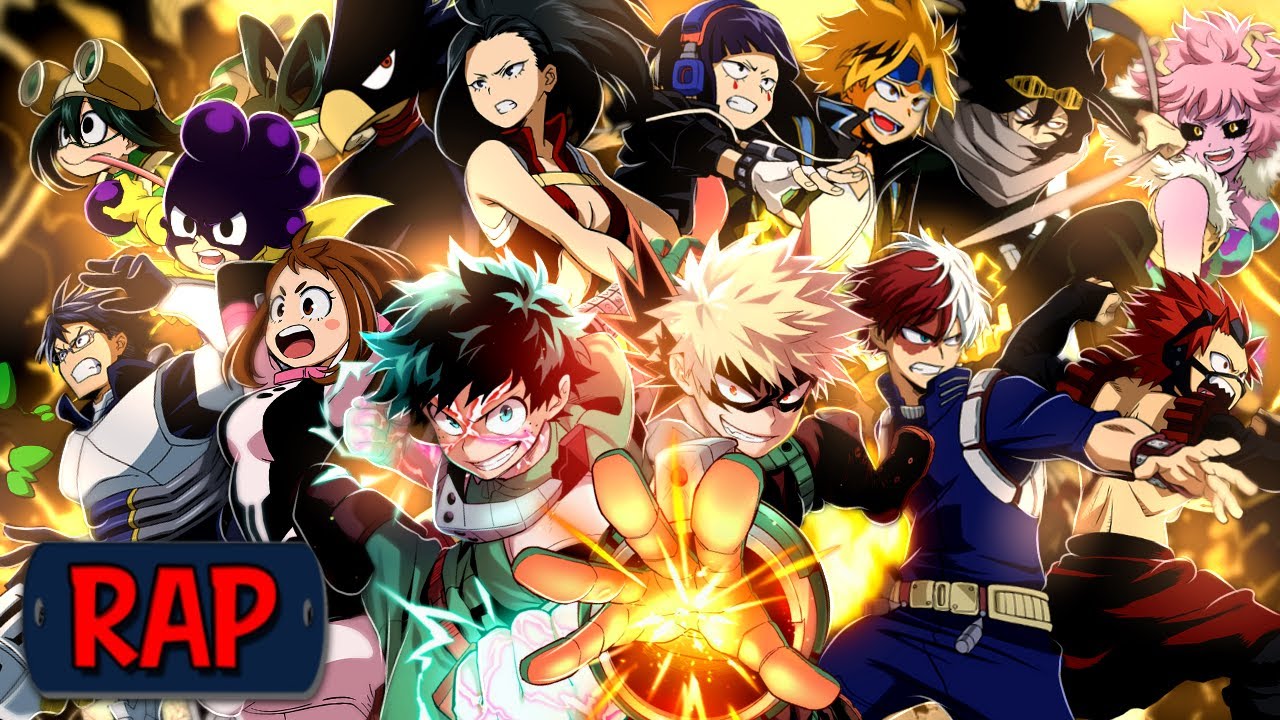 Rap da Turma 1-A (Boku No Hero) - QUEREMOS SER HERÓIS | KG Raps (Prod.WB)