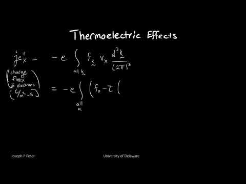 Thermoelectric Transport 1: BTE Charge Flux Formulation