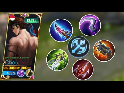 ONLY FEW KNOW THIS TRICK (WTF DAMAGE) MLBB Chou Best Build In Solo Rank #mlbb #solorank #topchou