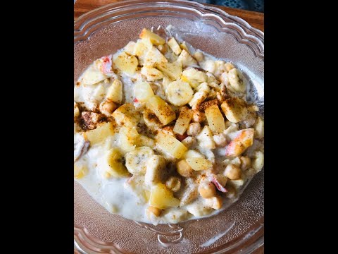 Creamy Fruit Chaat Recipe😋 Ramadan Special Recipe Kitchen With Hafsa😍