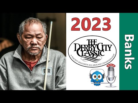 Efren Reyes vs Mark Maxey - Bank Pool - 2023 Derby City Classic rd 1