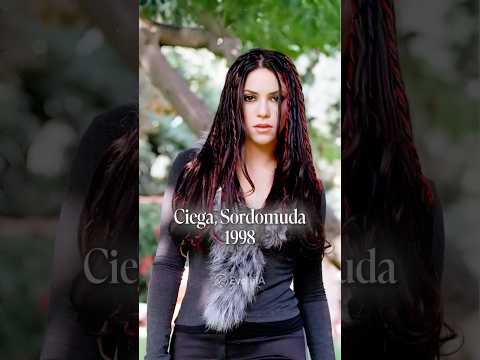 EVOLUCIÓN MUSICAL DE SHAKIRA 🇨🇴🎤 #shakira #evolución #musica #colombia #mexico #shorts #music