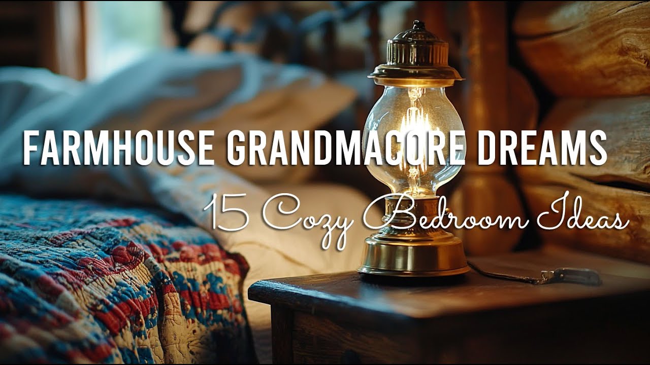 ❤️ Farmhouse Grandmacore Dreams: 🏡 15 Bedroom Ideas for a Rustic & Cozy Haven