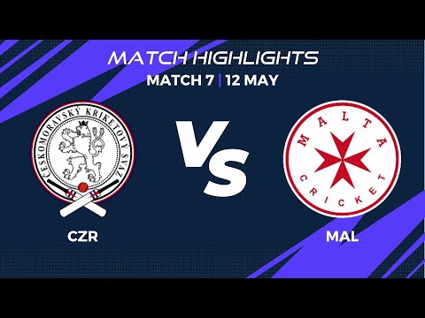 Match 7 - CZR vs MAL | Highlights | ECI Valletta Cup T20I, Malta Day 3 | ECI22.013