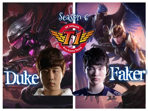 SKT T1 Duke FIORA vs SKT T1 Faker QUINN Top - Patch 6.3 KR | League of Legends