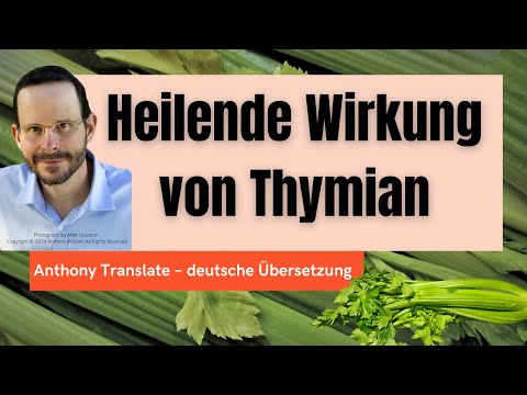 The Healing Power of Thyme – Anthony William – German translation