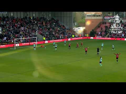 Alessia Russo Goal making it 2-1 for Manchester United Women vs Brighton and Albion #muwomen #ggmu