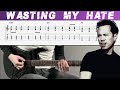 METALLICA - WASTING MY HATE (Guitar cover with TAB | Lesson)