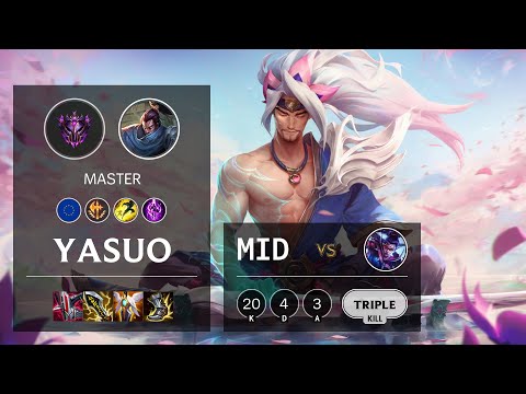 Yasuo Mid vs Vayne - EUW Master Patch 11.17