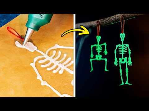 💀 HALLOWEEN DECOR IDEAS 😱✨ Glue Gun Hacks for Spooky Decor! 🎃
