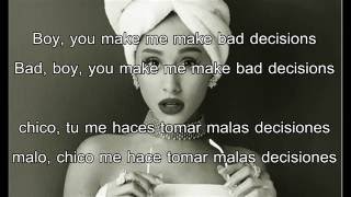 Bad Decisions - Ariana Grande Letra en Español e Ingles