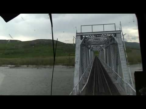 Перегон Полярный Урал - Собь из кабины 2ТЭ10Ут