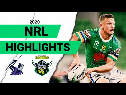 NRL Highlights | Storm v Raiders Match Highlights | Round 3 2020 | Telstra Premiership | NRL