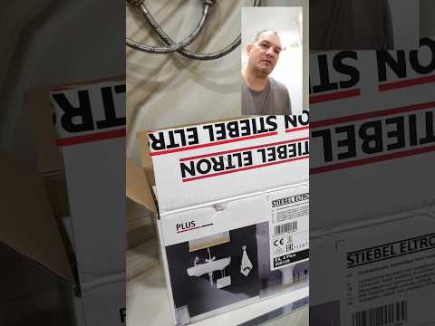 Проточный водонагреватель Stiebel Eltron на 4 кВт, какой напор комфортной воды греет. #plumber
