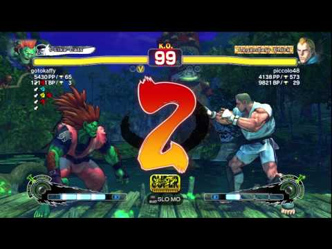 gotokaffy [Blanka] vs. piccolo48 [Abel] | SSF4 Arcade Edition