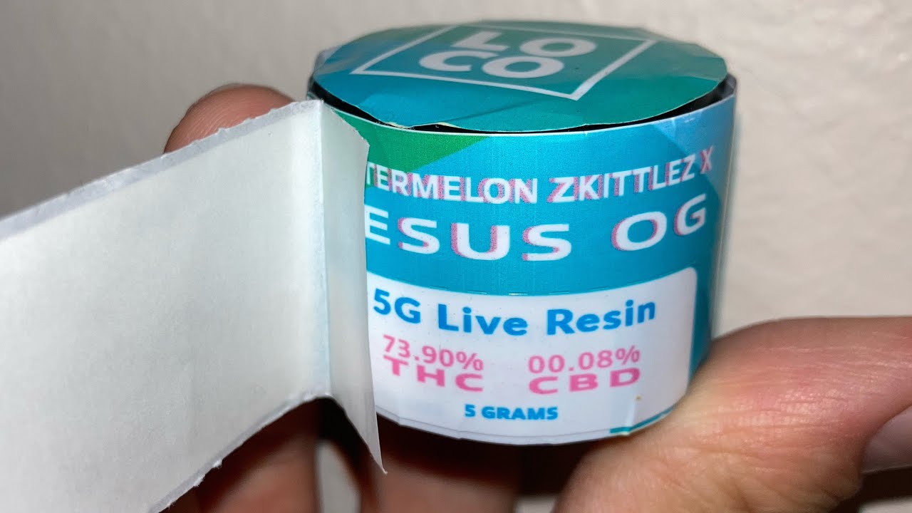 LOCO live resin 5g bucket Watetmelon zskittles+Jesus OG review🍉