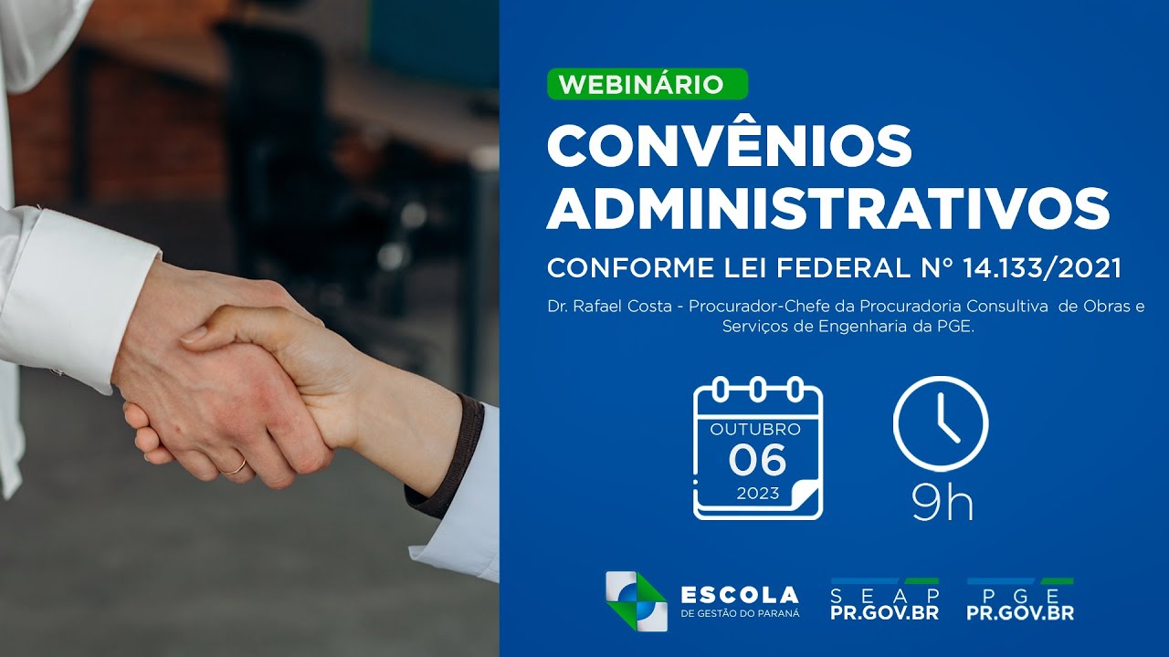 CONVÊNIOS ADMINISTRATIVOS CONFORME A LEI FEDERAL Nº 14.133/2021