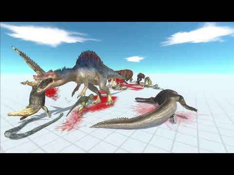 Carnivore Dinosaurs Squad VS All Unit Squad | Epic Battle - Animal Revolt Battle Simulator