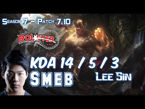 KT Smeb LEE SIN vs ZAC Jungle - Patch 7.10 KR Ranked