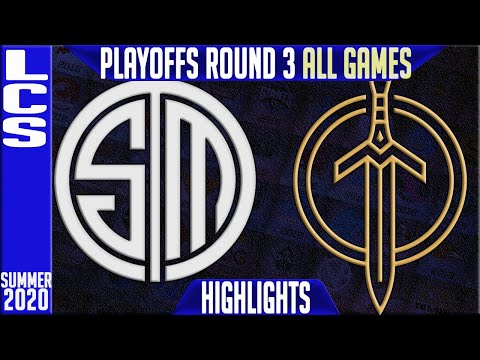 TSM vs GGS Highlights ALL GAMES | LCS Playoffs Summer 2020 Round 3 | Team Solomid vs Golden Guardian