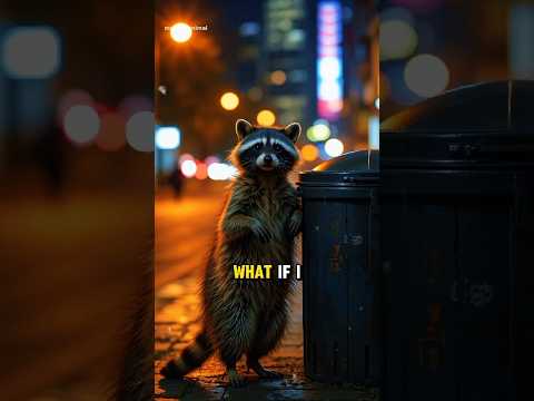 This Masked Bandit Outsmarts Everyone! 🦝💡 | The Genius of the Raccoon. #shorts #animals #raccoon