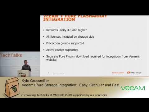Veeam + Pure Storage Integration is Easy, Granular and Fast: Kyle Grossmiller