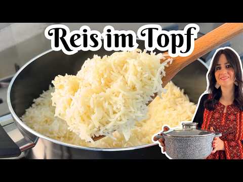 So gelingt Reis kochen im Topf jedes Mal perfekt (Einfache Anleitung)