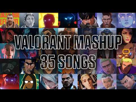 5 Years Of Valorant | 35 Song Mashup