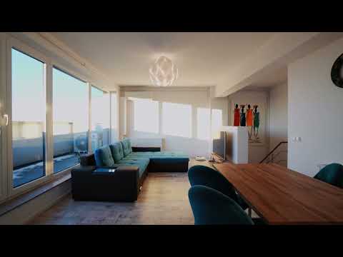 FILM&3D! Penthouse spatios,luminos,terasa generoasa,Maurer,Tractorul,Brasov — Video