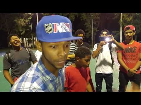 Joanezzy vs Aladino el Mc Batalla en el Parke Leon
