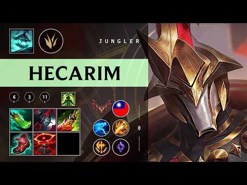 Hecarim Jungle vs Lee Sin - TW Grandmaster Patch 26.03