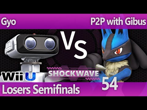 SW 54 Smash 4 - Gyo (ROB) vs P2P with Gibus (Lucario) - Losers Semifinals