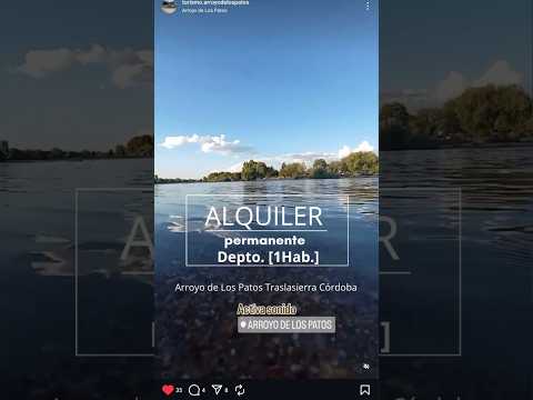 ALQUILER Depto. [1Hab.] Arroyo de Los Patos Traslasierra Córdoba.