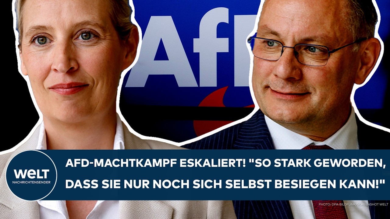 NRW: AfD-Machtkampf eskaliert! "So stark geworden, dass sie nur noch sich selbst besiegen kann!"
