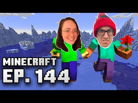 Minecraft BLIND Let's Play [Ep. 144] -- Ryan and Meg's First Time Playing Minecraft Survival!