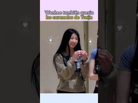 Wonhee también quería los caramelos de Yunjin #kpop #wonhee #illit #yunjin #shorts