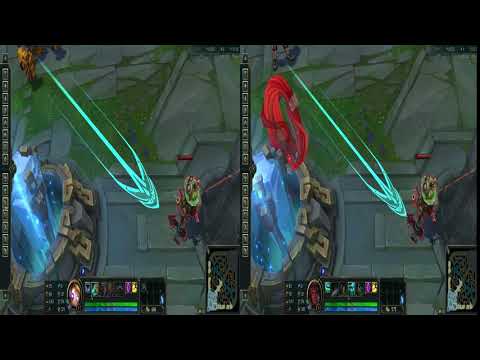 Blitzcrank and Illaoi grab Hitbox