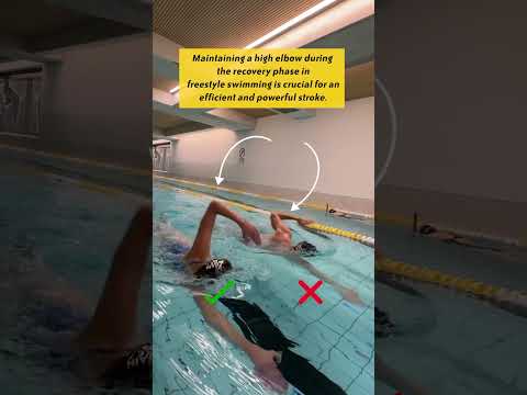 Relaxed high elbows for the win #swimming