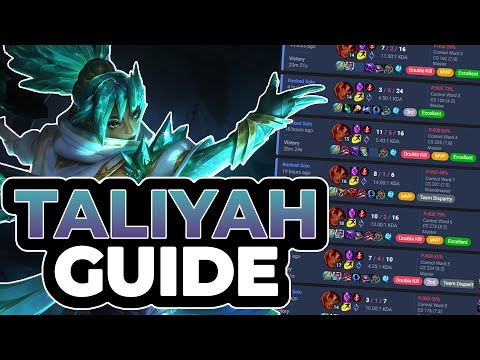 TALIYAH GUIDE - How to CARRY with Taliyah Full Indepth Guide