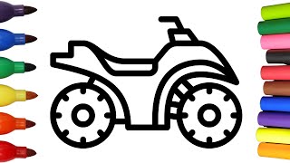 How to Draw Magic Honda Bike Step by Step