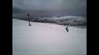 preview picture of video 'Skiing on Lowther Hill, 24th January 2015'