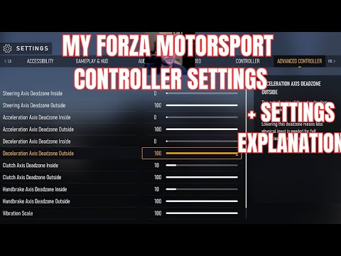 Forza Motorsport Controller Settings Guide Including My Assist Settings (Forza Tips)
