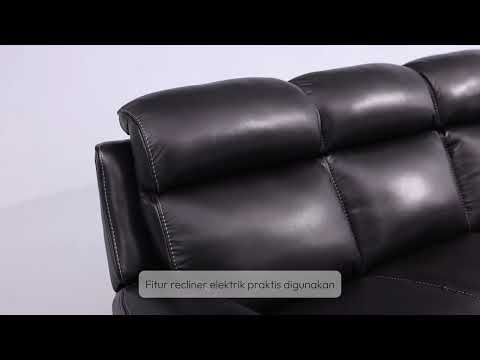 Gambar Cheers Marcelo Set Sofa Recliner - Hitam